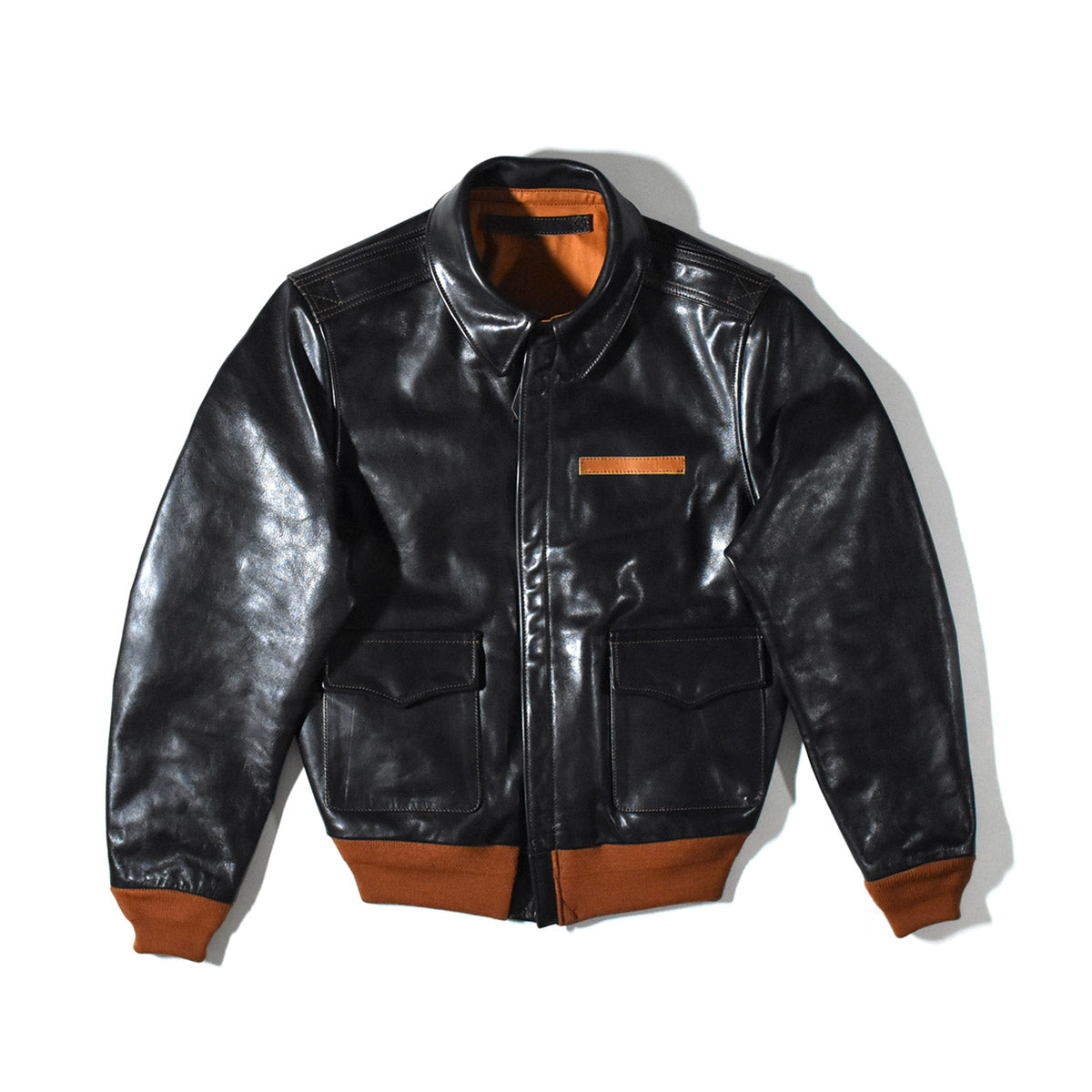 A-2ジャケット TYPE A-2 JACKET(ホースハイド) ブラック Y714