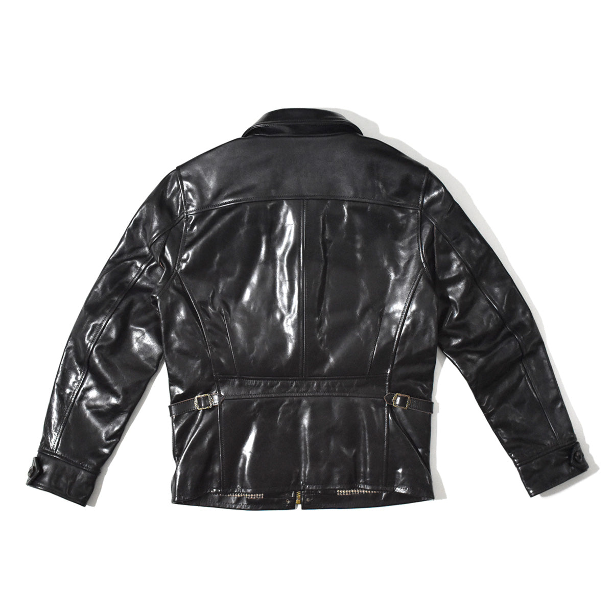 スポーツジャケット(ホースハイド/茶芯) ブラック SH-220007JKT