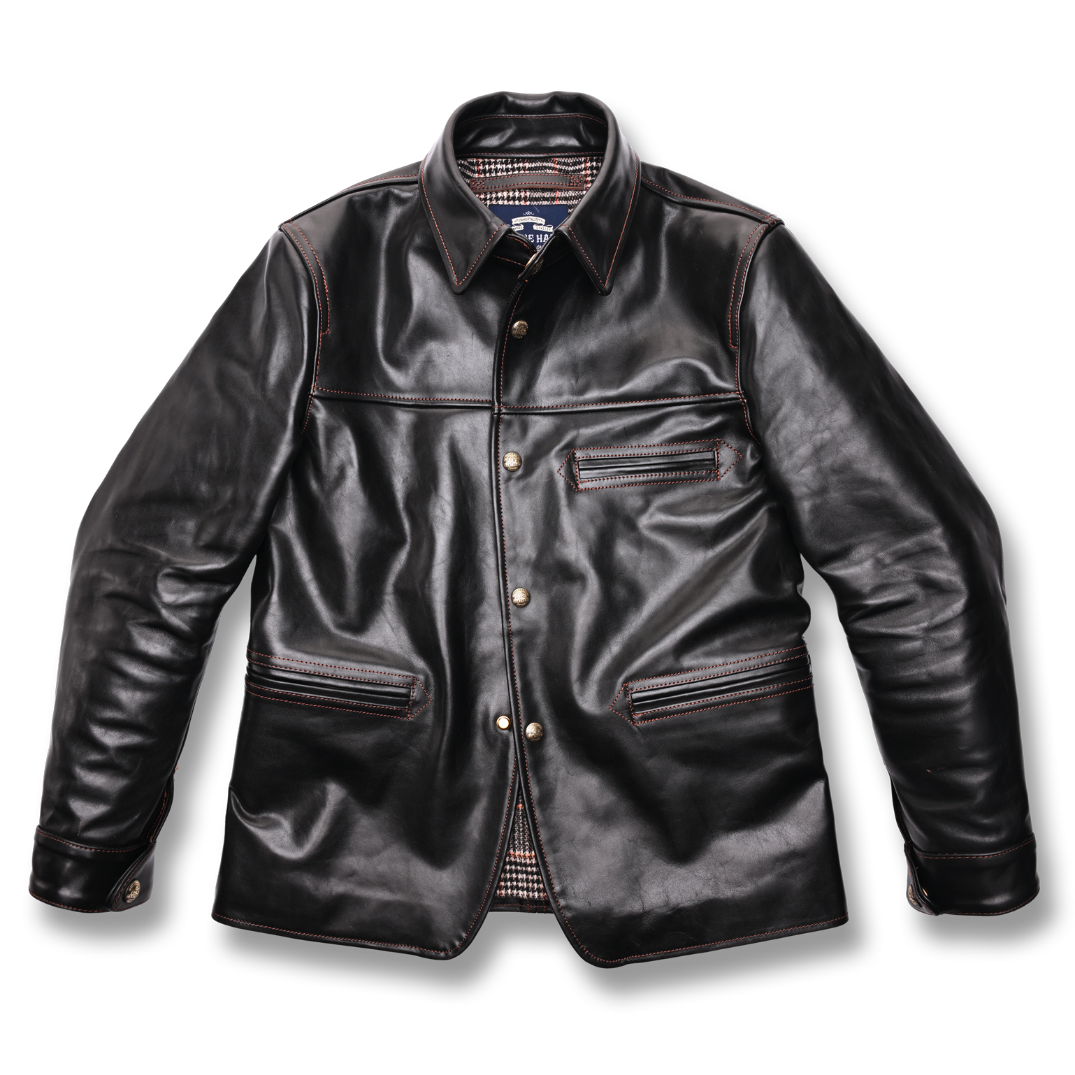 ジャケット・アウター 1920s 1920年代のワークコートを現代に・至高の茶芯馬革レザージャケット