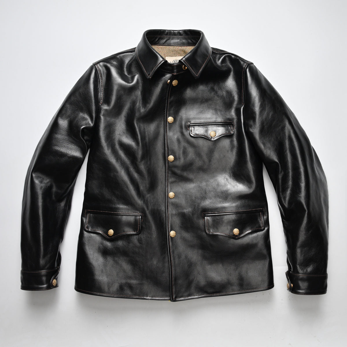 【HH-2694】HORSEHIDE BREAKMAN JACKET｜茶芯ホースハイド ブレーキマンジャケット