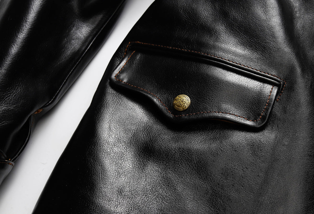 【HH-2694】HORSEHIDE BREAKMAN JACKET｜茶芯ホースハイド ブレーキマンジャケット