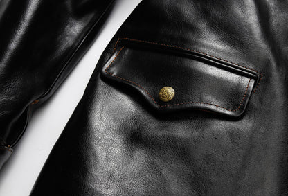 【HH-2694】HORSEHIDE BREAKMAN JACKET｜茶芯ホースハイド ブレーキマンジャケット