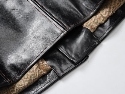 【HH-2694】HORSEHIDE BREAKMAN JACKET｜茶芯ホースハイド ブレーキマンジャケット