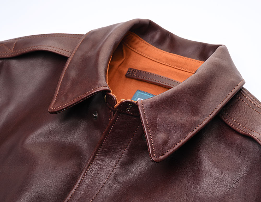 【HHY-907】A-2 Vintage Flight Jacket｜A-2 茶芯馬革フライトジャケット　