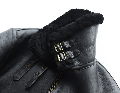 【SSY-3201/3202】Vintage B-3 Heavyweight Shearling Flight Jacket｜ヘビーアウターB3ムートンジャケット