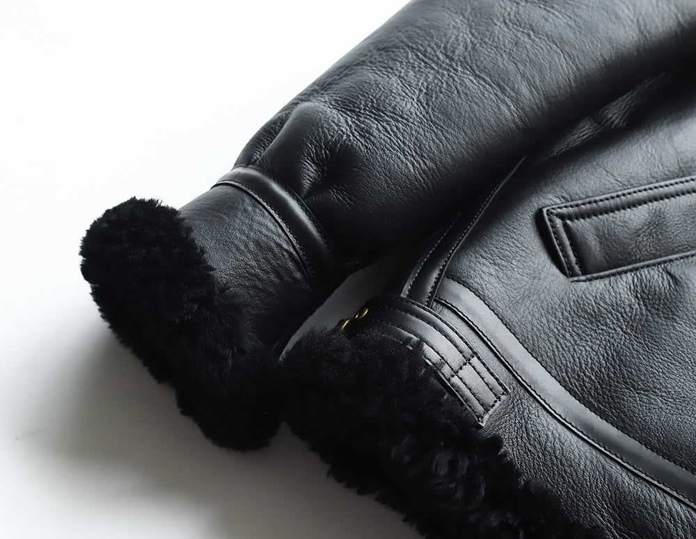 【SSY-3201/3202】Vintage B-3 Heavyweight Shearling Flight Jacket｜ヘビーアウターB3ムートンジャケット