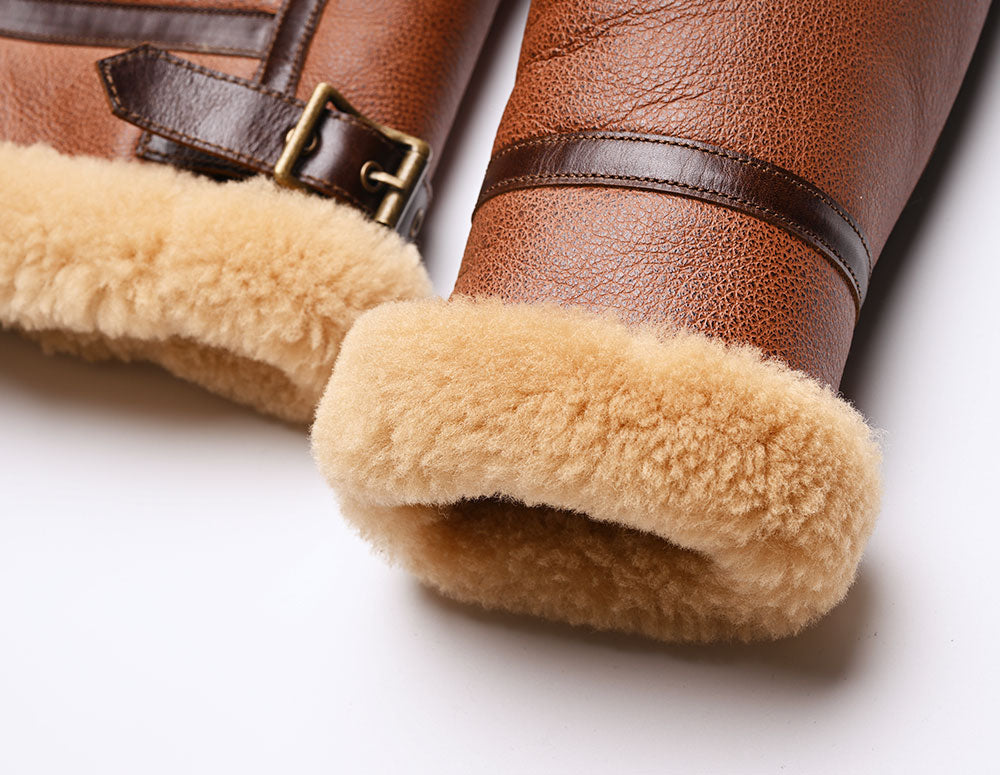【SSY-906】B-3 Shearling Sheepskin Flight Jacket｜ B-3フライトジャケット シープ