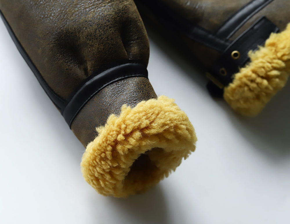【SSY-3201/3202】Vintage B-3 Heavyweight Shearling Flight Jacket｜ヘビーアウターB3ムートンジャケット