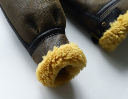 【SSY-3201/3202】Vintage B-3 Heavyweight Shearling Flight Jacket｜ヘビーアウターB3ムートンジャケット