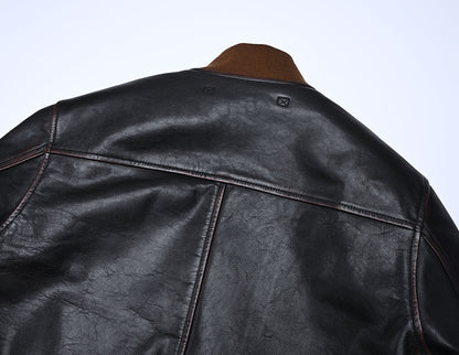 【HHY-992】A-1 Flight Jacket  Horsehide Leather｜A－1 フライトジャケット・茶芯馬革