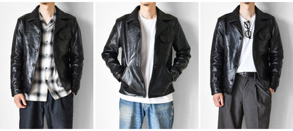 CAR COAT (HORSEHIDE)｜茶芯ホースハイド ヴィンテージカーコート