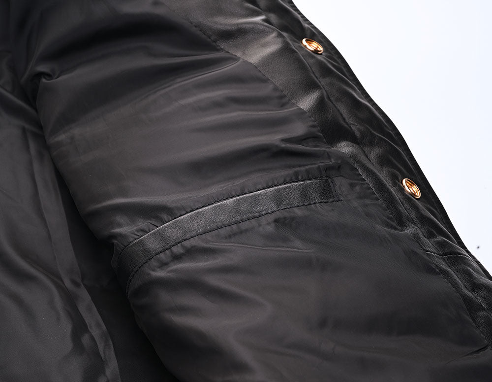 【HHY-1164】Heavy-Duty Leather Down Shirt Jacket｜ヘビーアウター・レザーダウンシャツジャケット馬革