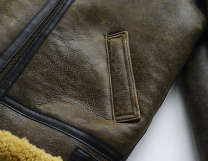 【SSY-3201/3202】Vintage B-3 Heavyweight Shearling Flight Jacket｜ヘビーアウターB3ムートンジャケット