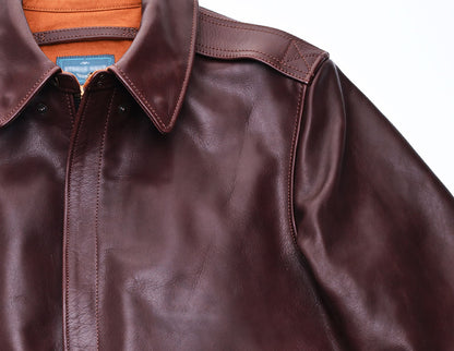 【HHY-907】A-2 Vintage Flight Jacket｜A-2 茶芯馬革フライトジャケット　
