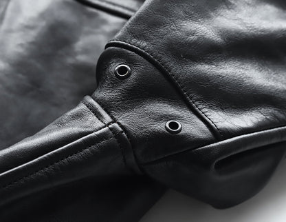 CAR COAT (HORSEHIDE)｜茶芯ホースハイド ヴィンテージカーコート