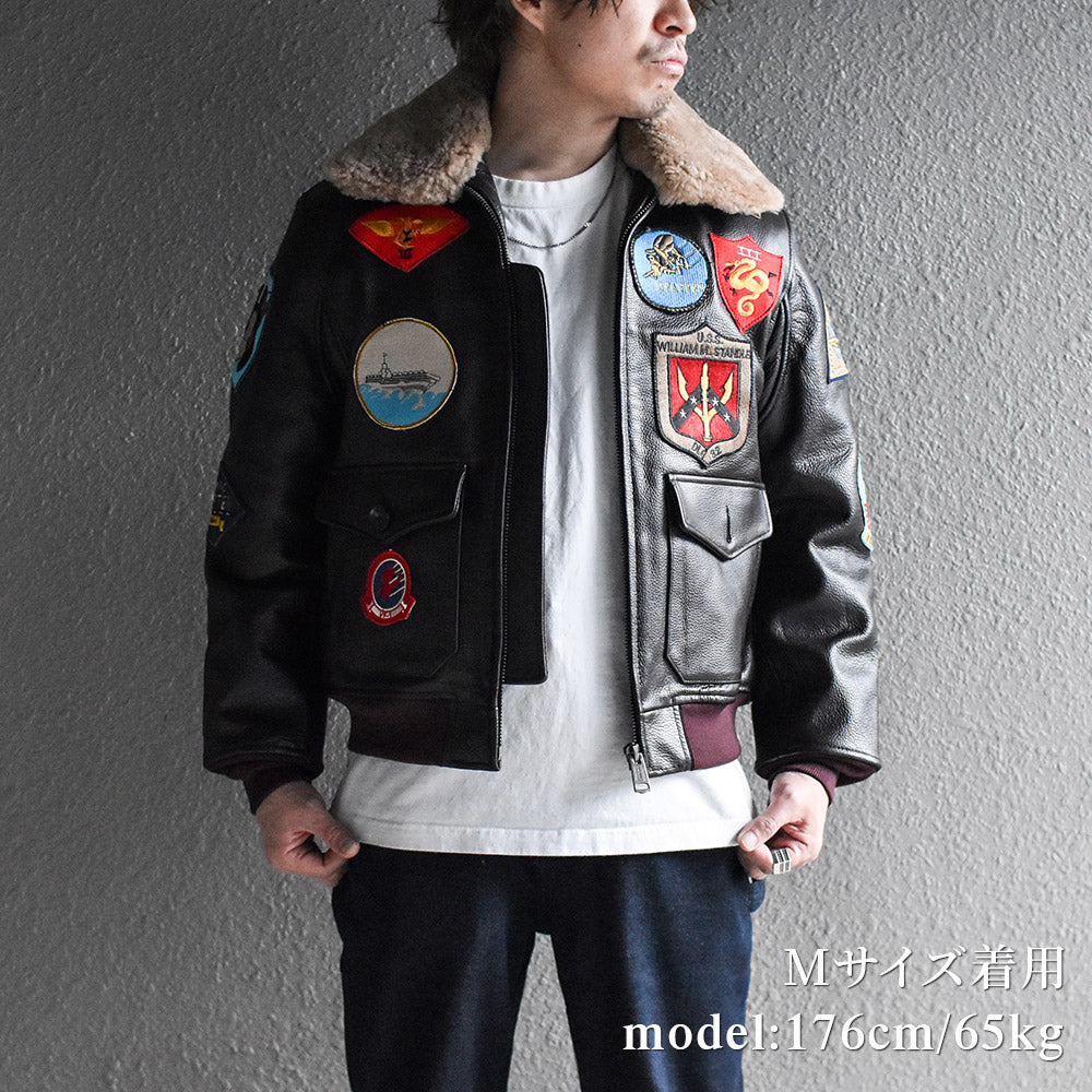 TYPE G-1 ジャケット（カウハイド） ブラック OT-220002JKT