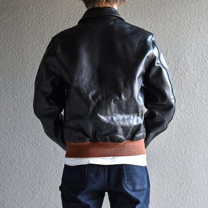【HHY-714】TYPE A-2 JACKET｜A-2フライトジャケット （茶芯ホース）