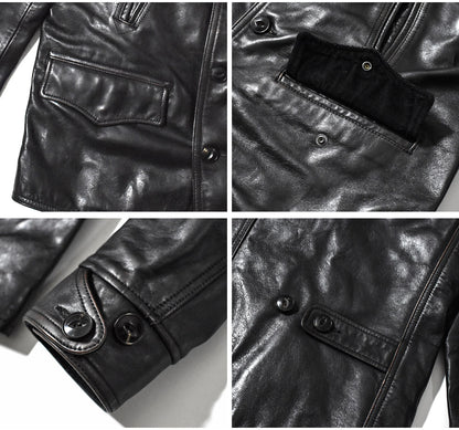 【HHY-710】WESTERN TAILORED JACKET｜ウエスタンテーラードジャケット（茶芯ホース）