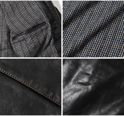 【HHY-706】SINGLE RIDERS JACKET｜シングルライダースジャケット （茶芯ホースハイド）