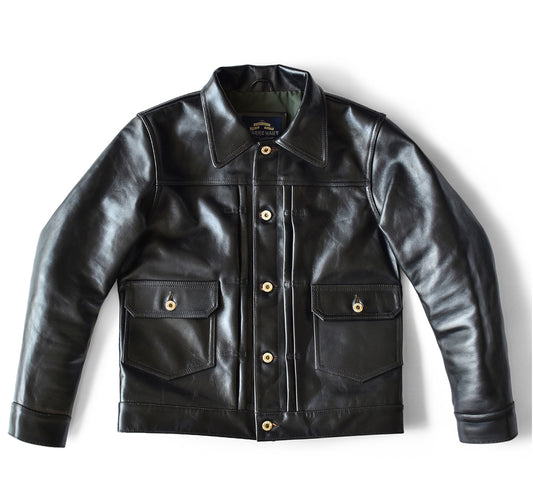 ［Y2254］ 2nd TYPE TRACKER JACKET (HORSE) / セカンドタイプ トラッカージャケット (馬革)