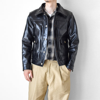 【HHY-2254】 2nd TYPE TRACKER JACKET (HORSE) / セカンドタイプ トラッカージャケット (馬革)
