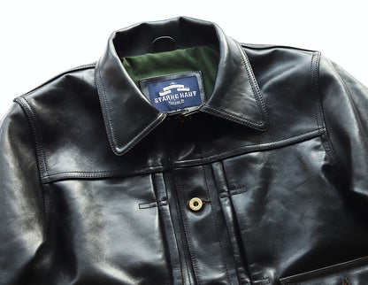 【HHY-2254】 2nd TYPE TRACKER JACKET (HORSE) / セカンドタイプ トラッカージャケット (馬革)