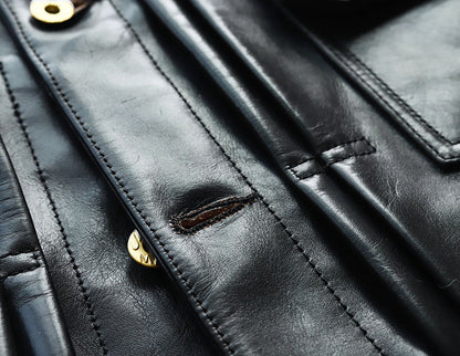 【HHY-2254】 2nd TYPE TRACKER JACKET (HORSE) / セカンドタイプ トラッカージャケット (馬革)
