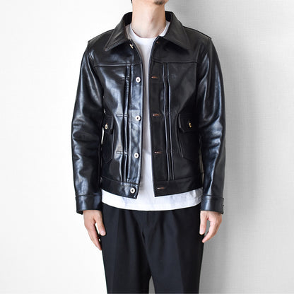 【HHY-2254】 2nd TYPE TRACKER JACKET (HORSE) / セカンドタイプ トラッカージャケット (馬革)