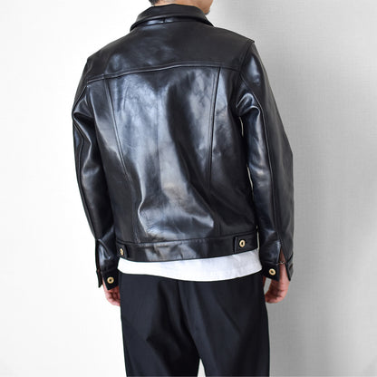 【HHY-2254】 2nd TYPE TRACKER JACKET (HORSE) / セカンドタイプ トラッカージャケット (馬革)