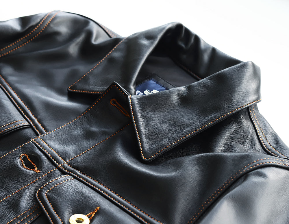 ［Y2724］ 3rd TYPE TRACKER JACKET (Goatskin) /  サードタイプ ゴートスキン トラッカージャケット (山羊革)