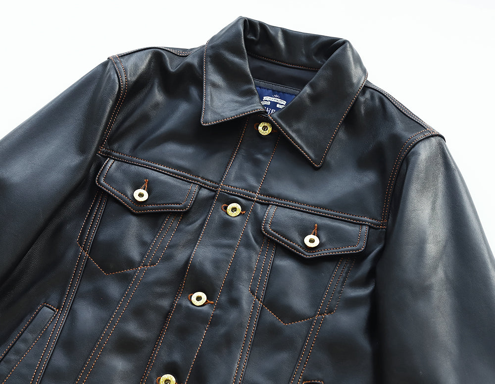 ［Y2724］ 3rd TYPE TRACKER JACKET (Goatskin) /  サードタイプ ゴートスキン トラッカージャケット (山羊革)