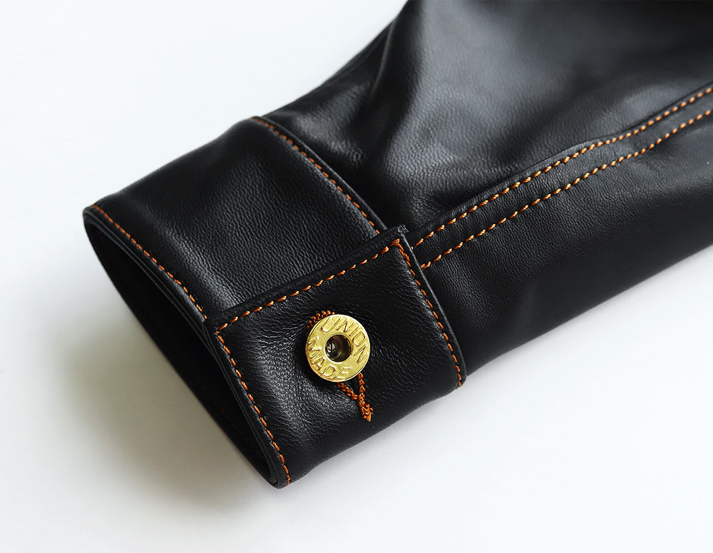 ［Y2724］ 3rd TYPE TRACKER JACKET (Goatskin) /  サードタイプ ゴートスキン トラッカージャケット (山羊革)