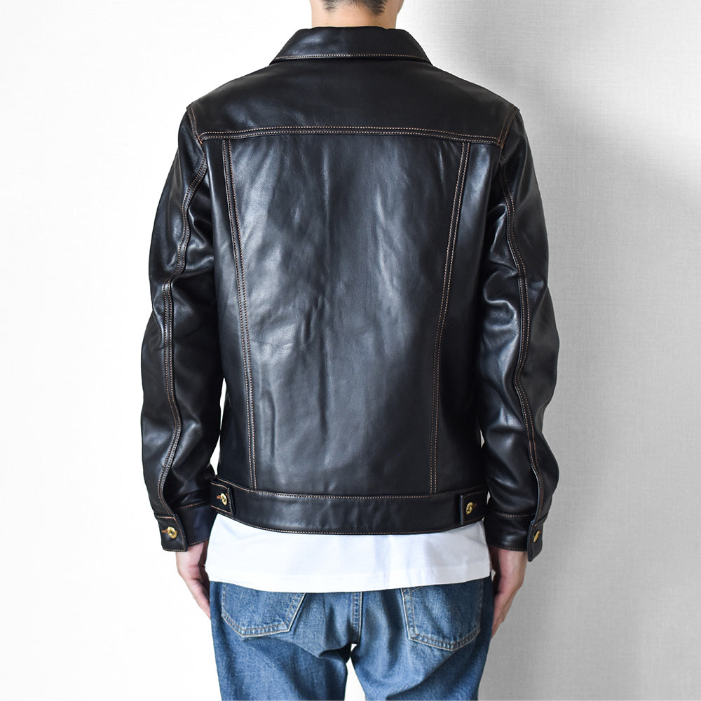 ［Y2724］ 3rd TYPE TRACKER JACKET (Goatskin) /  サードタイプ ゴートスキン トラッカージャケット (山羊革)