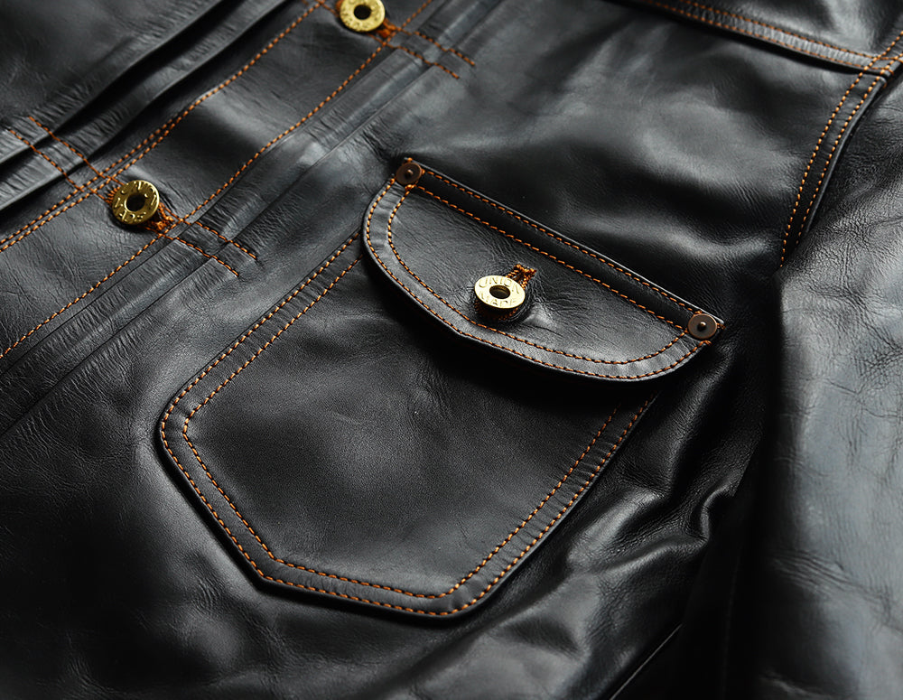 ［Y2725］ TRACKER JACKET (HORSE) /  トラッカージャケット (馬革)