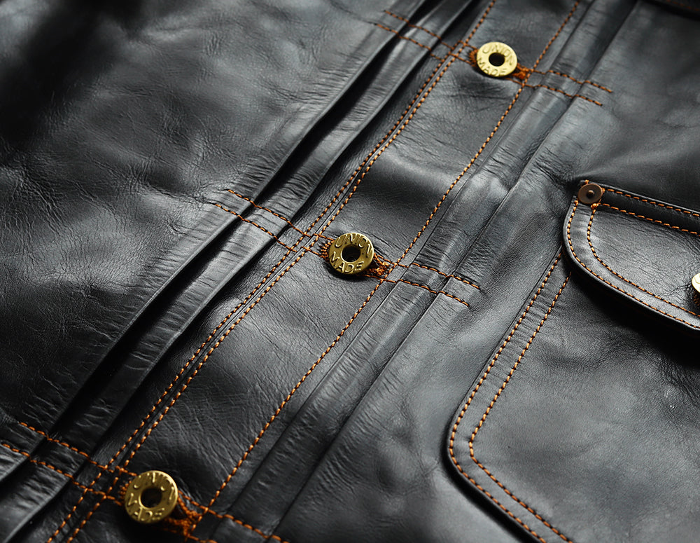 ［Y2725］ TRACKER JACKET (HORSE) /  トラッカージャケット (馬革)