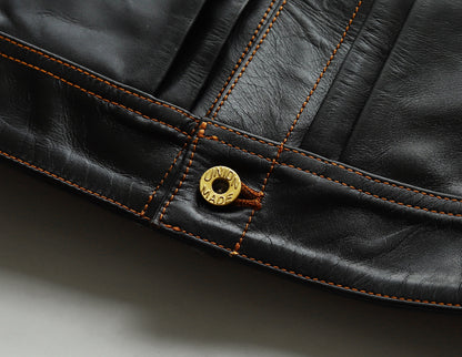 【HHY-2725】 TRACKER JACKET (HORSE) /  トラッカージャケット (馬革)
