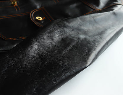 【HHY-2725】 TRACKER JACKET (HORSE) /  トラッカージャケット (馬革)