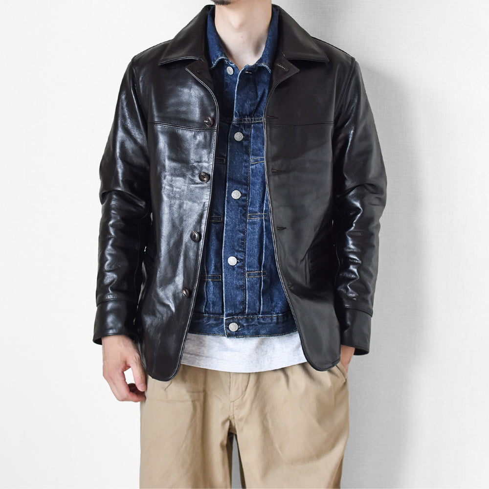 HORSE HIDE CAR COAT / ホースハイド カーコート ［Y272601］