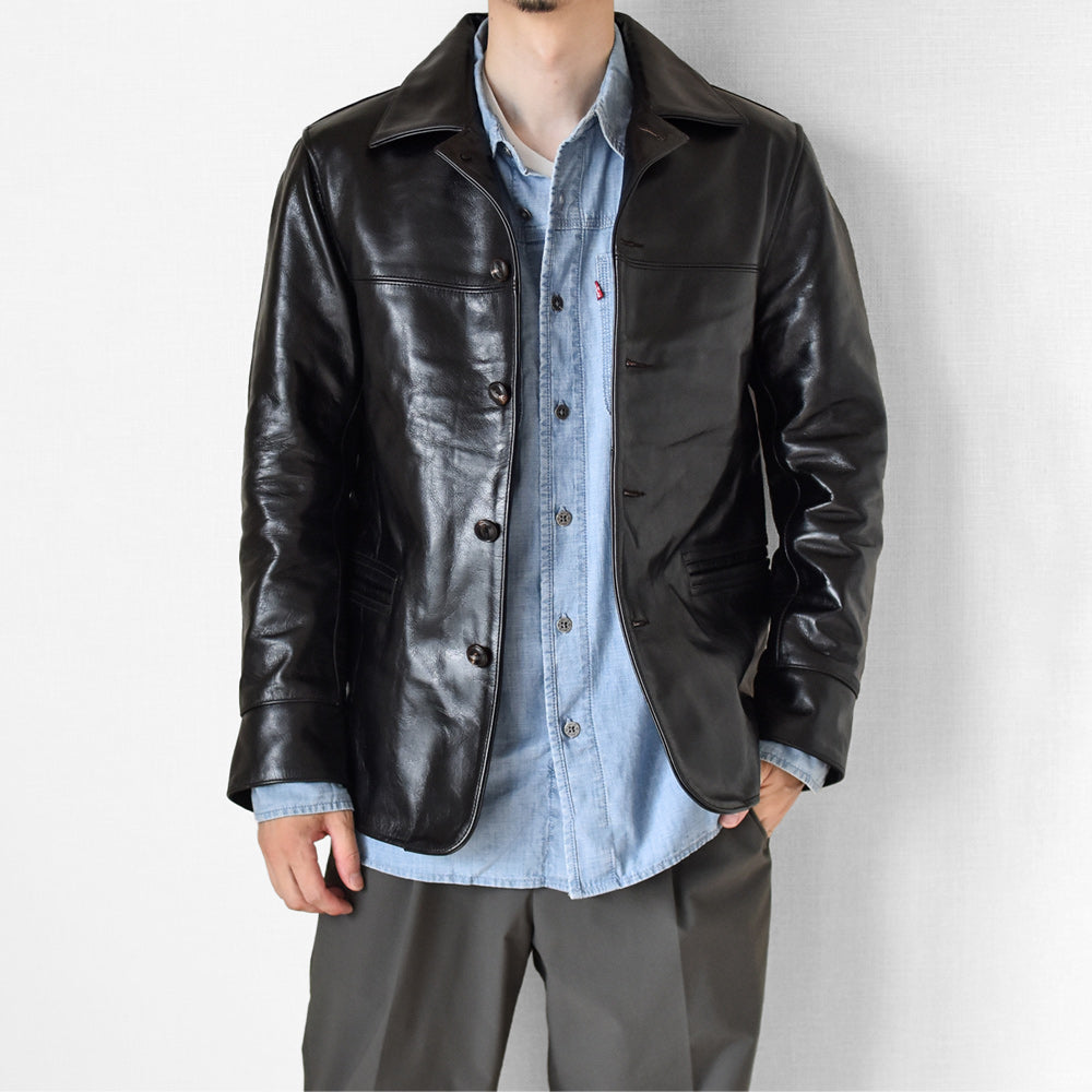 HORSE HIDE CAR COAT / ホースハイド カーコート ［Y272601］