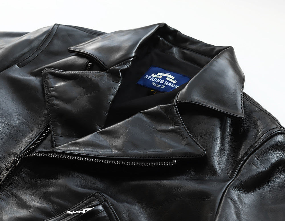 ［Y2727］ DOUBLE-BREASTED SPORTS JACKET (HORSE) / ダブルブレスト スポーツジャケット (馬革)