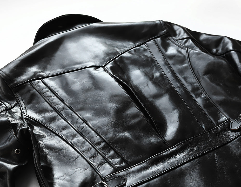 ［Y2727］ DOUBLE-BREASTED SPORTS JACKET (HORSE) / ダブルブレスト スポーツジャケット (馬革)