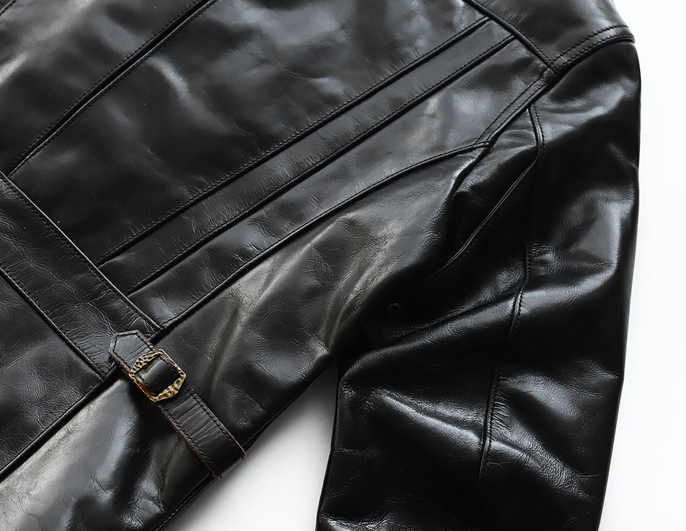 ［Y2727］ DOUBLE-BREASTED SPORTS JACKET (HORSE) / ダブルブレスト スポーツジャケット (馬革)