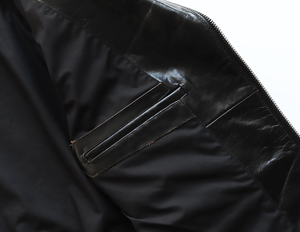 ［Y2727］ DOUBLE-BREASTED SPORTS JACKET (HORSE) / ダブルブレスト スポーツジャケット (馬革)