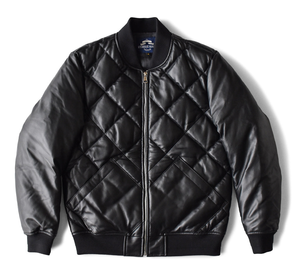 ［Y3038］ MA-1 QUILTING DOWN JACKET (SHEEP) /  MA-1 キルティングダウンジャケット (羊革)