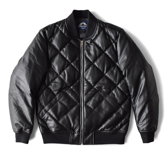 ［Y3038］ MA-1 QUILTING DOWN JACKET (SHEEP) /  MA-1 キルティングダウンジャケット (羊革)