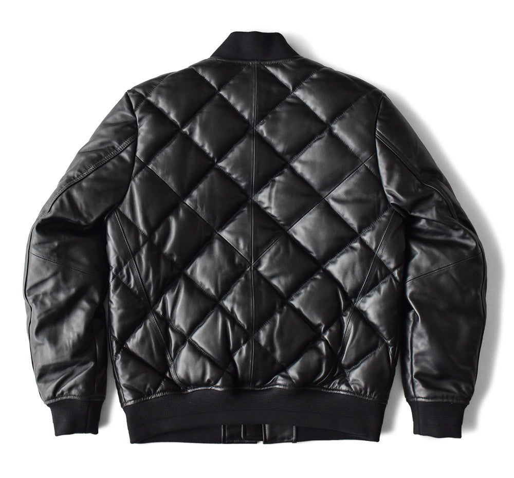 ［Y3038］ MA-1 QUILTING DOWN JACKET (SHEEP) /  MA-1 キルティングダウンジャケット (羊革)