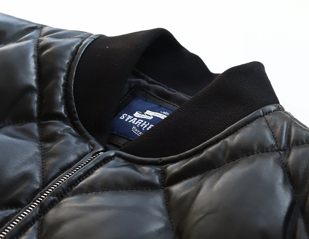 ［Y3038］ MA-1 QUILTING DOWN JACKET (SHEEP) /  MA-1 キルティングダウンジャケット (羊革)
