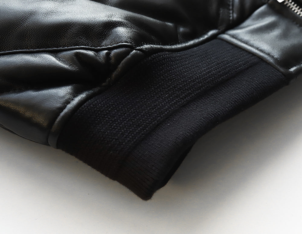 ［Y3038］ MA-1 QUILTING DOWN JACKET (SHEEP) /  MA-1 キルティングダウンジャケット (羊革)