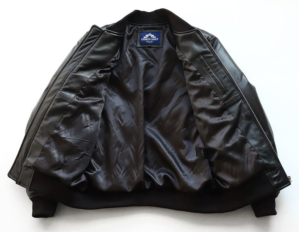 ［Y3038］ MA-1 QUILTING DOWN JACKET (SHEEP) /  MA-1 キルティングダウンジャケット (羊革)