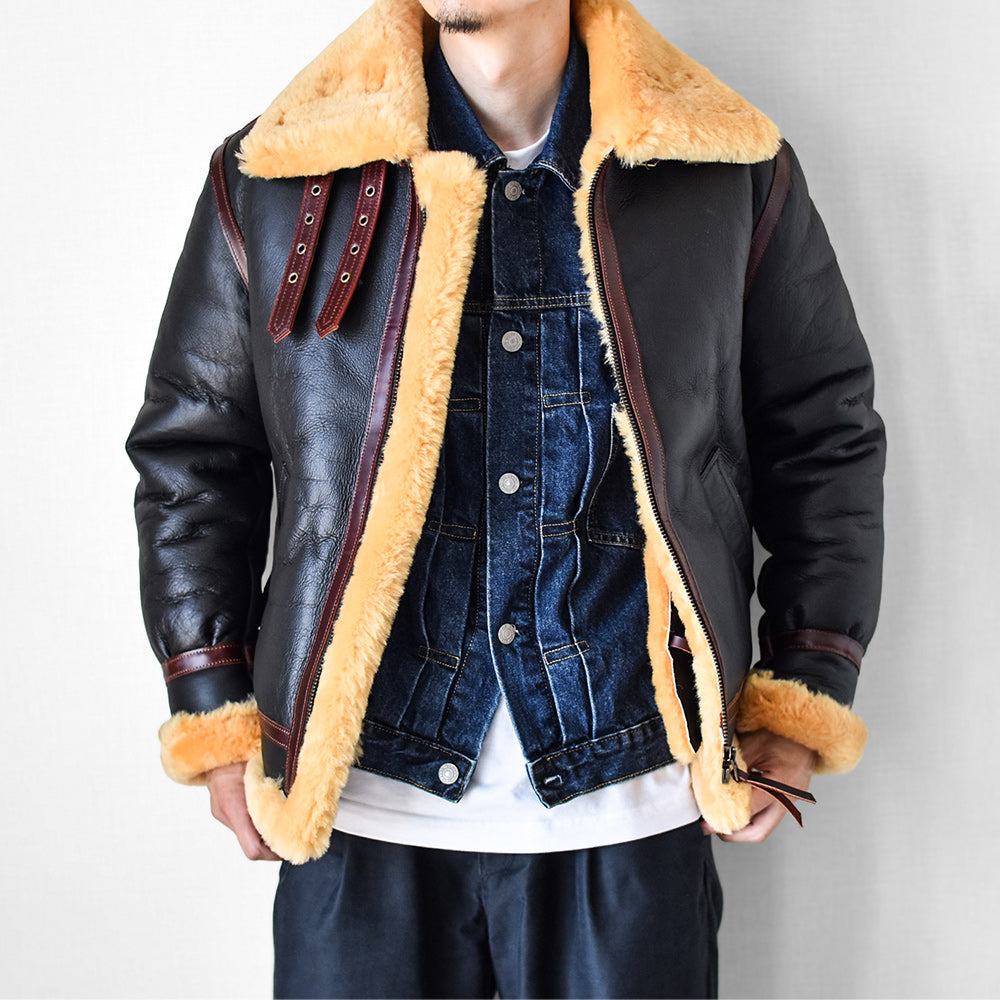 ［Y3094］ B-3 FLIGHT JACKET (SHEEP) /  B-3フライトジャケット (ムートン)